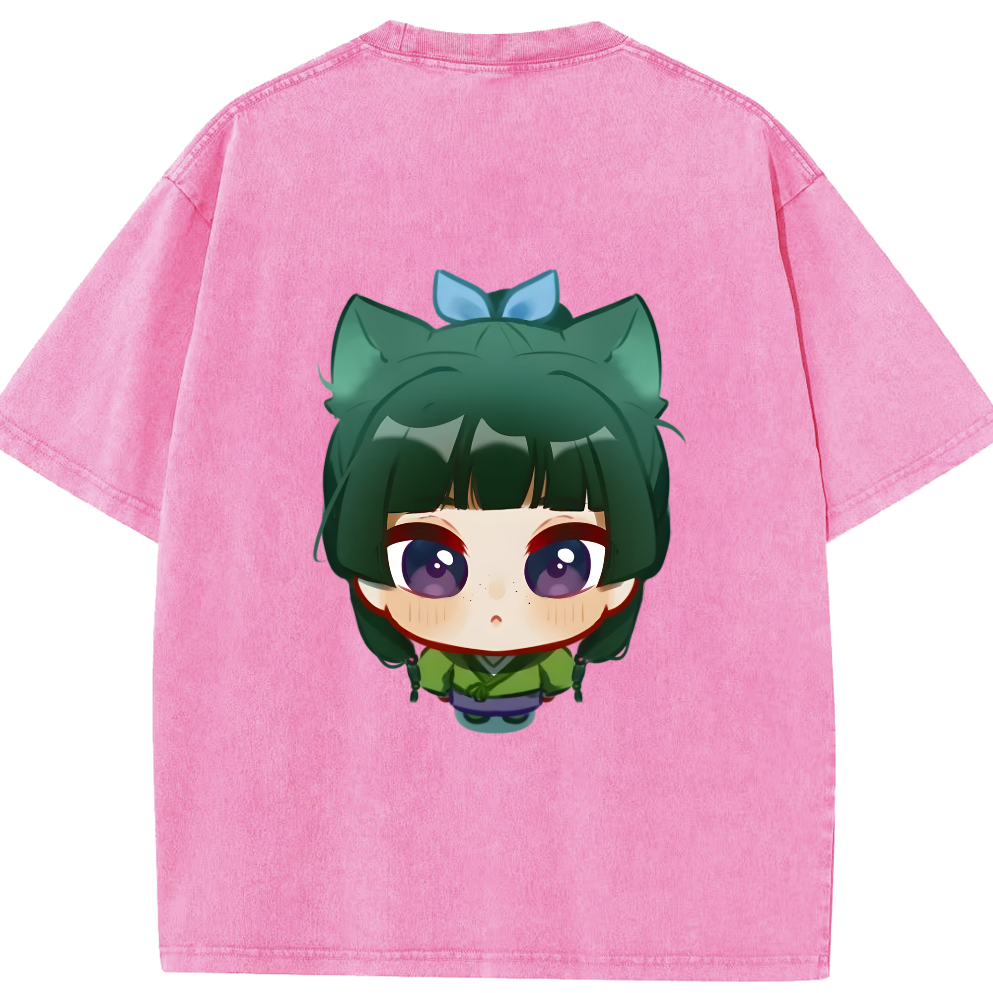 （画像用） 薬屋のひとりごと The Apothecary Diaries 綿100% ヴィンテージ風 半袖Tシャツ（背面プリント）